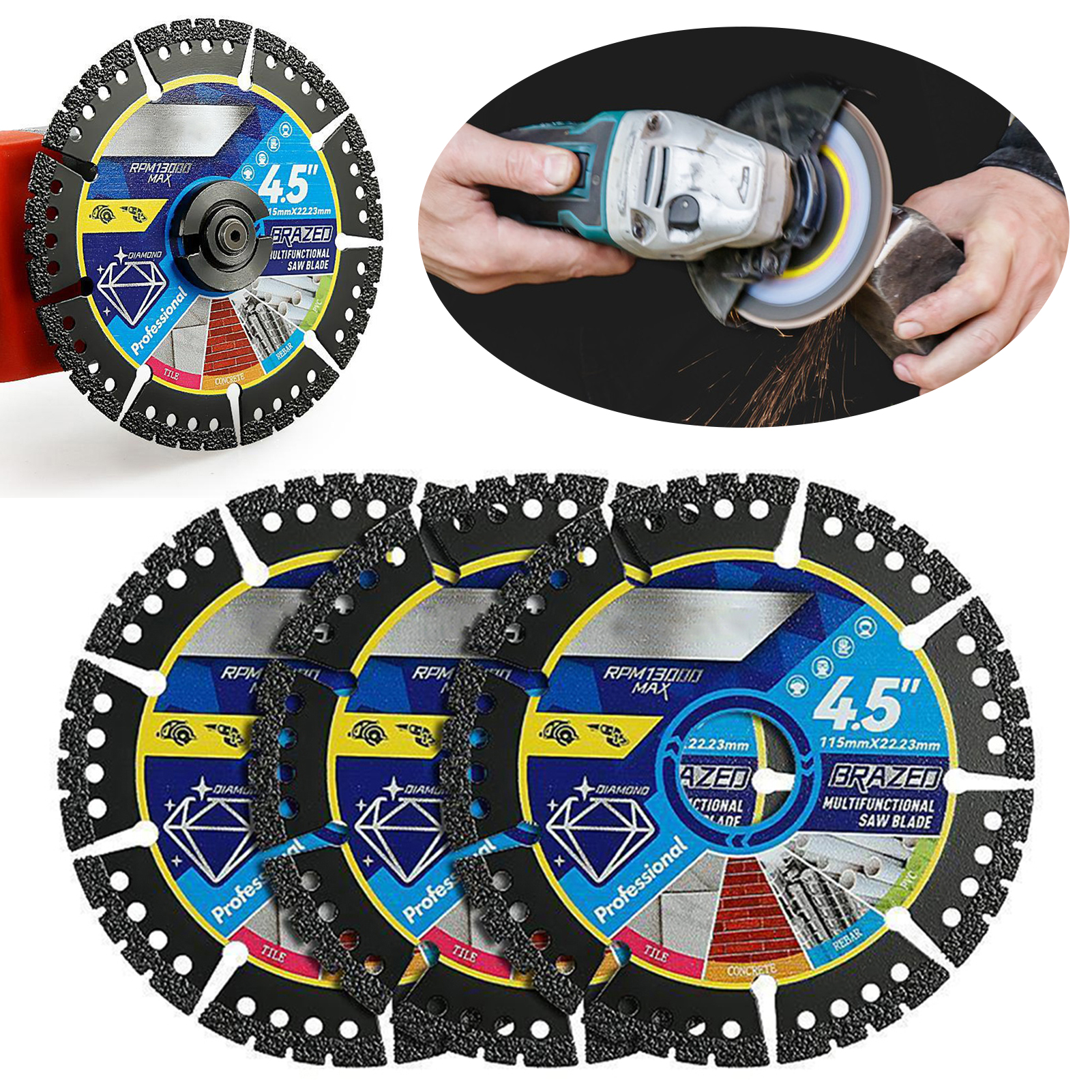 Heavy Equipment Blade - Angle Grinder Saw Blade Metal Heavy