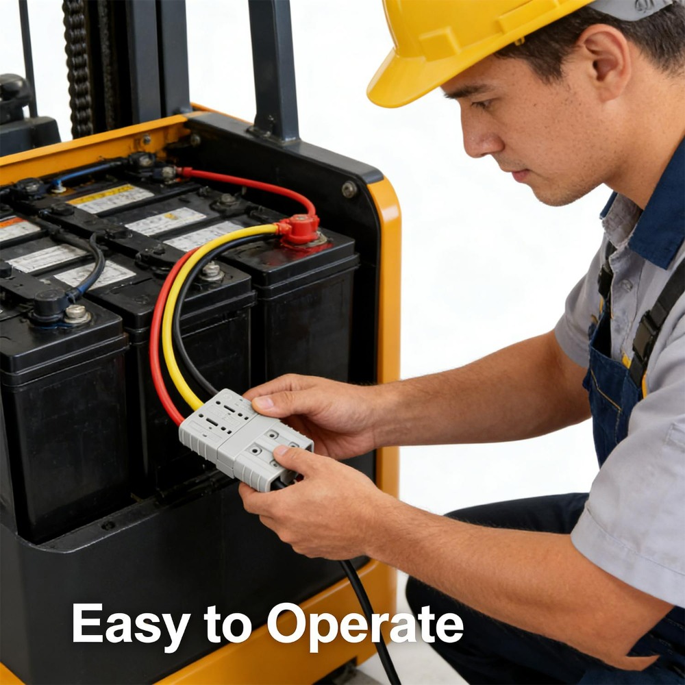 50A Forklift Battery Connector - مراجعة Heavy Equipment License وسعره
