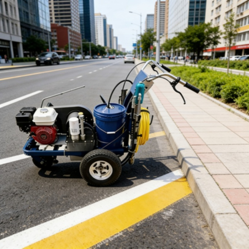 Highway Line Marking Machine,  - مراجعة Heavy Equipment Paint وسعره