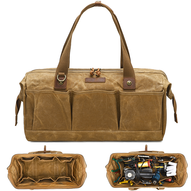Heavy Duty Waxed Canvas Tool B - مراجعة Heavy Equipment Storage وسعره