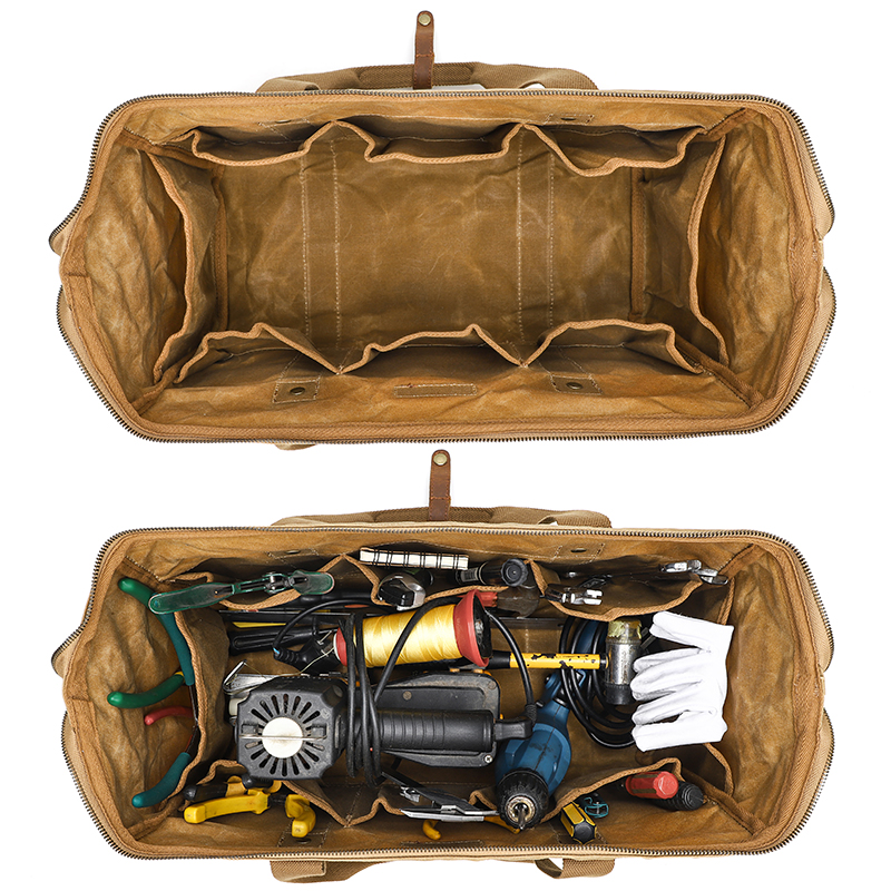 Heavy Duty Waxed Canvas Tool B - مراجعة Heavy Equipment Storage وسعره