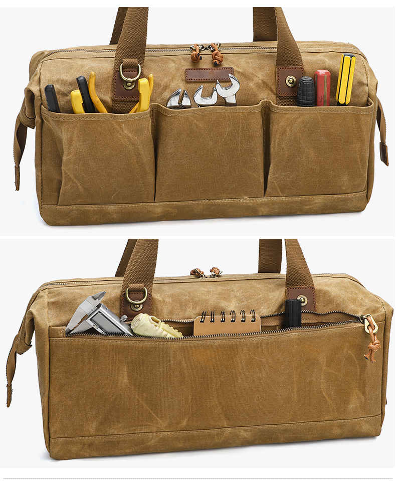 Heavy Duty Waxed Canvas Tool B - مراجعة Heavy Equipment Storage وسعره