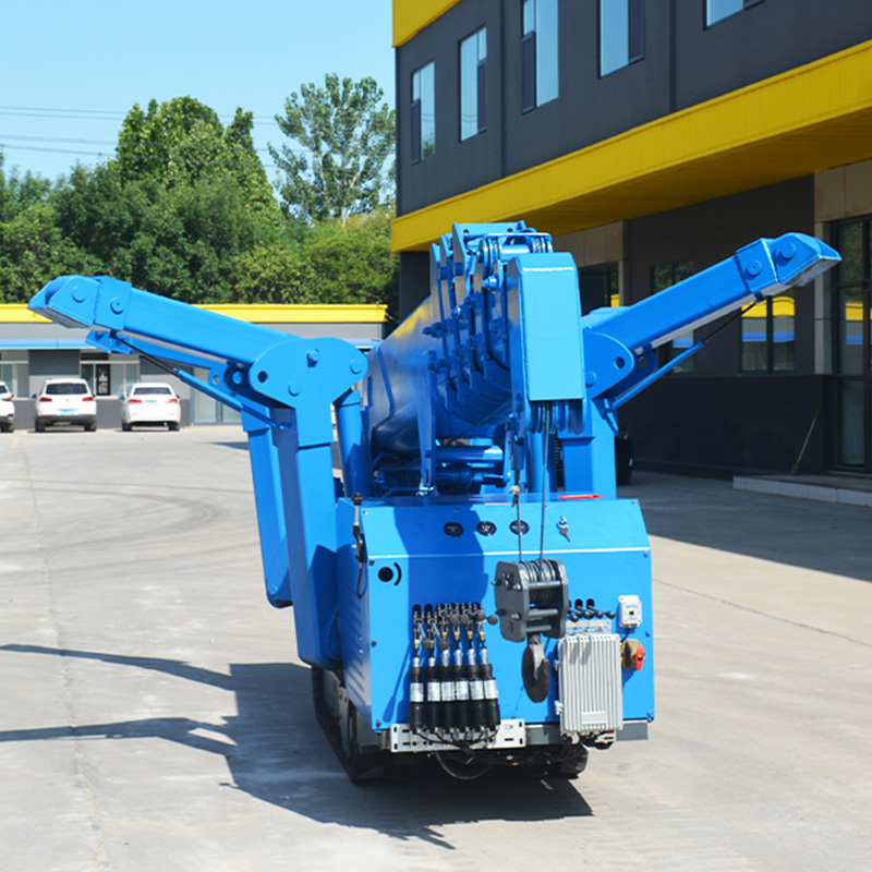 Customized 5Ton Rubber-Tracked - مراجعة Compact Crawler Boom Lift وسعره
