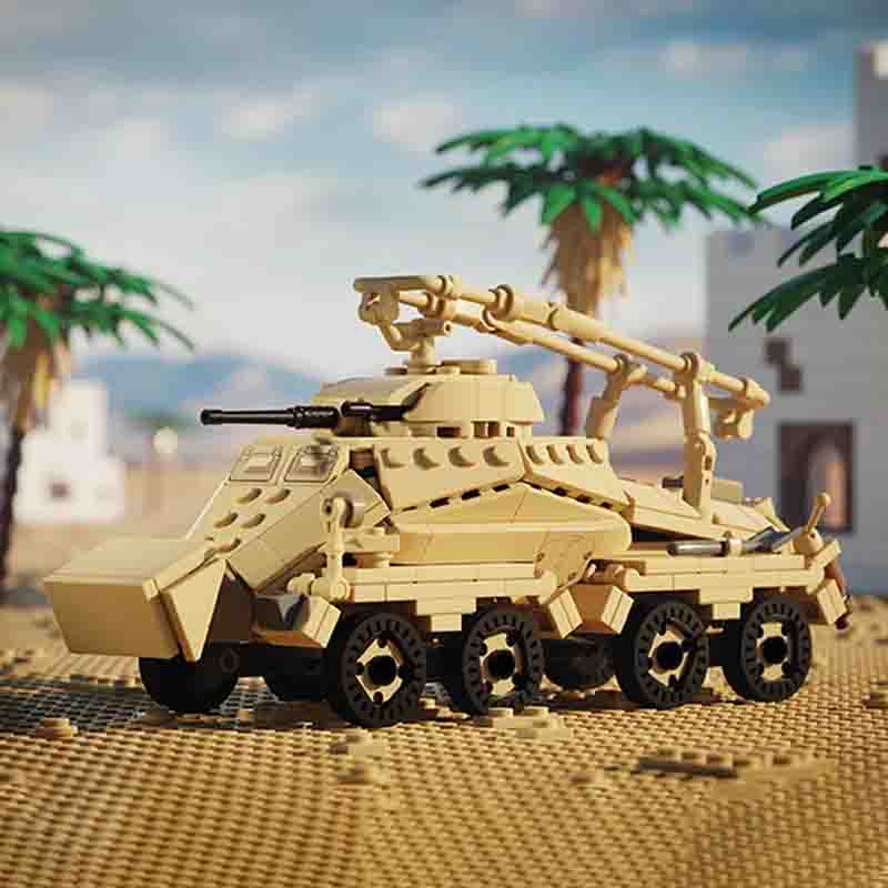 Heavy Armored Car Model MOC Bu - مراجعة Heavy Equipment Armor وسعره