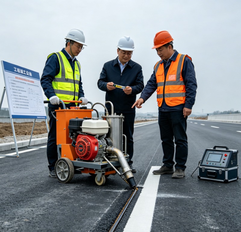350L Towed Asphalt Crack Seali - مراجعة Road Crack Sealing Machine وسعره