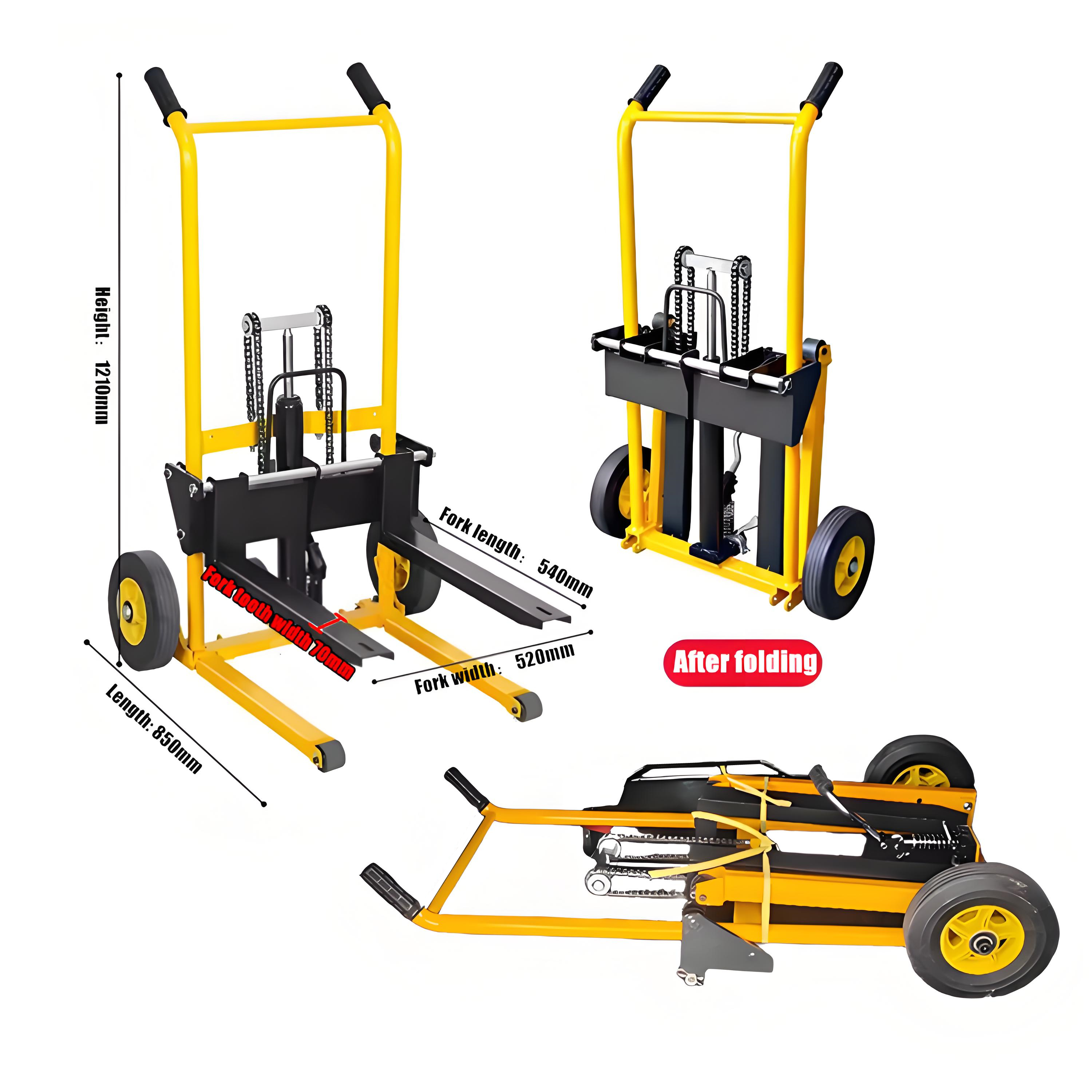 Manual Hydraulic Stacker Hand  - مراجعة Hand Pallet Truck وسعره