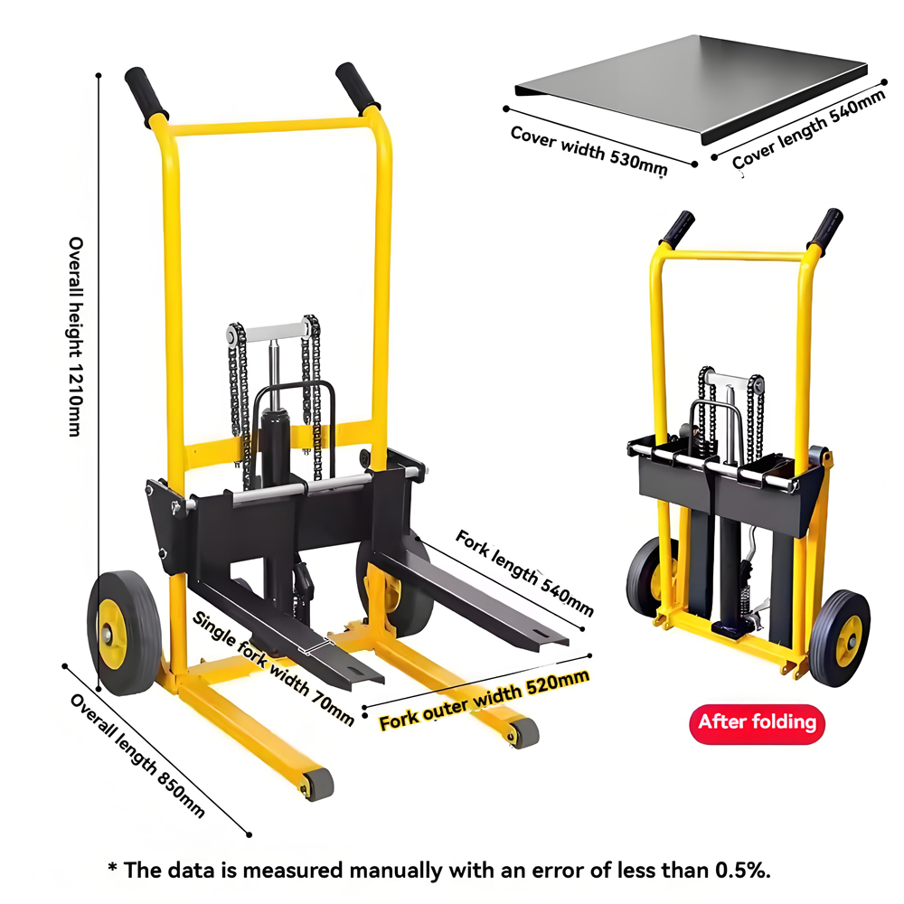 Manual Hydraulic Stacker Hand  - مراجعة Hand Pallet Truck وسعره