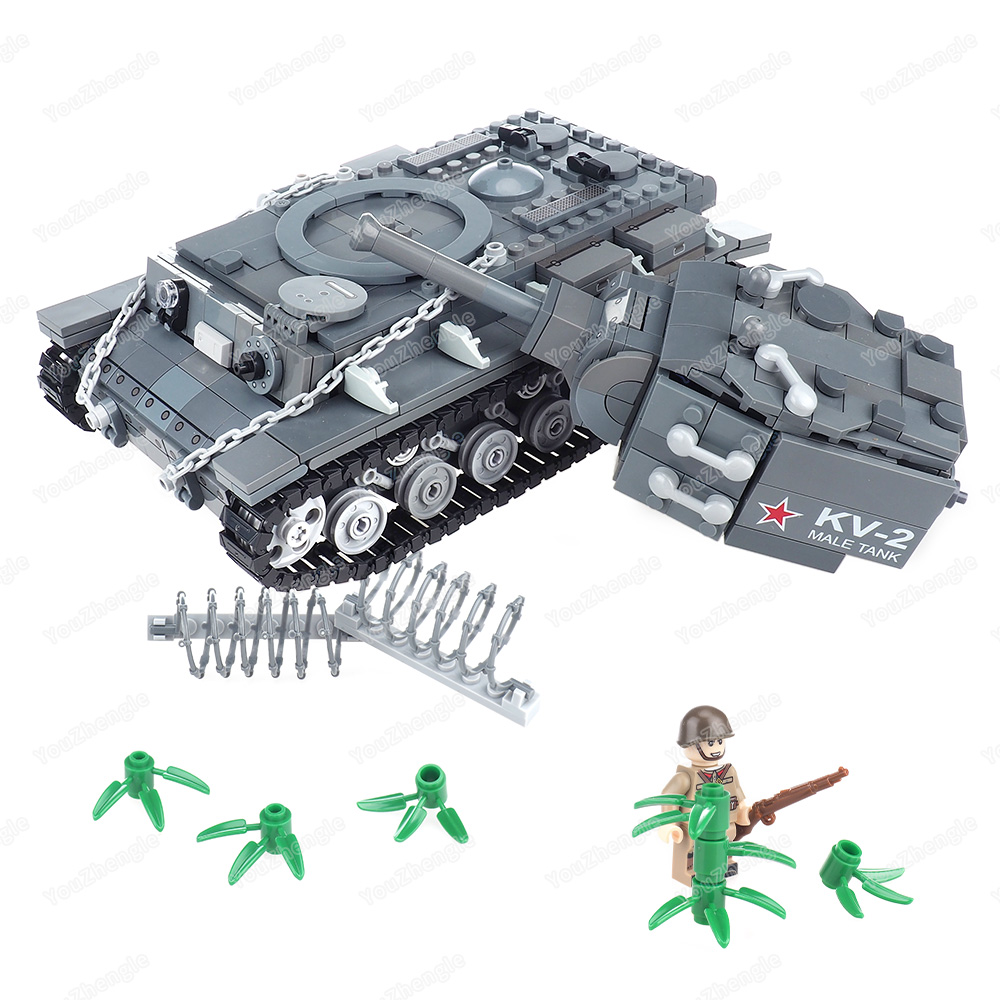 WW2 KV-2 Heavy tank Building B - مراجعة Heavy Equipment Armor وسعره