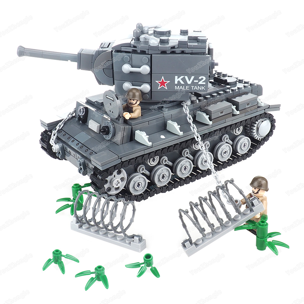 WW2 KV-2 Heavy tank Building B - مراجعة Heavy Equipment Armor وسعره