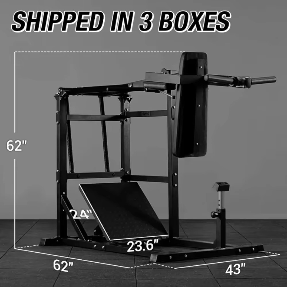 Heavy Duty Pendulum Squat Mach - مراجعة Heavy Equipment Gym وسعره