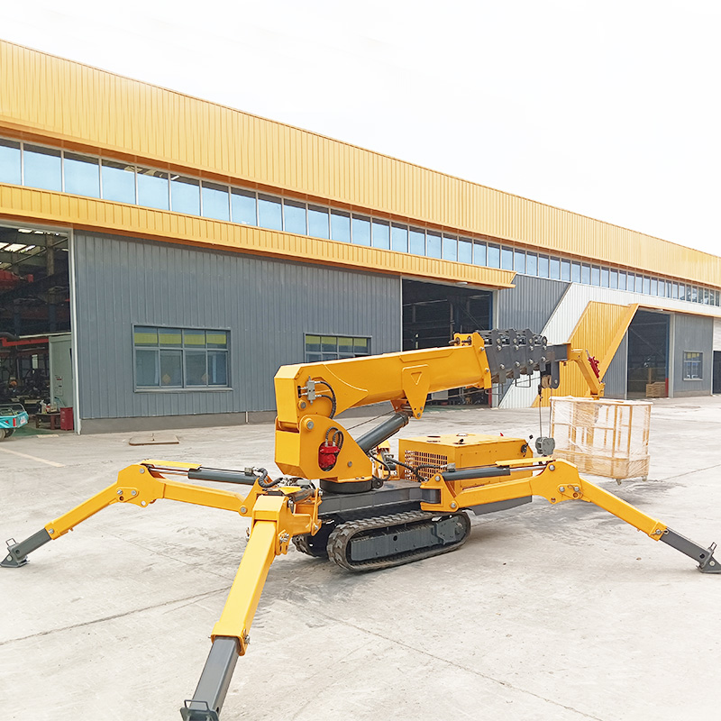 7T Hydraulic Spider Crane Mini - مراجعة Compact Crawler Boom Lift وسعره