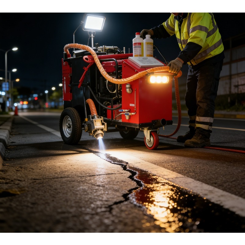 High Efficiency Road Crack Sea - مراجعة Road Crack Sealing Machine وسعره
