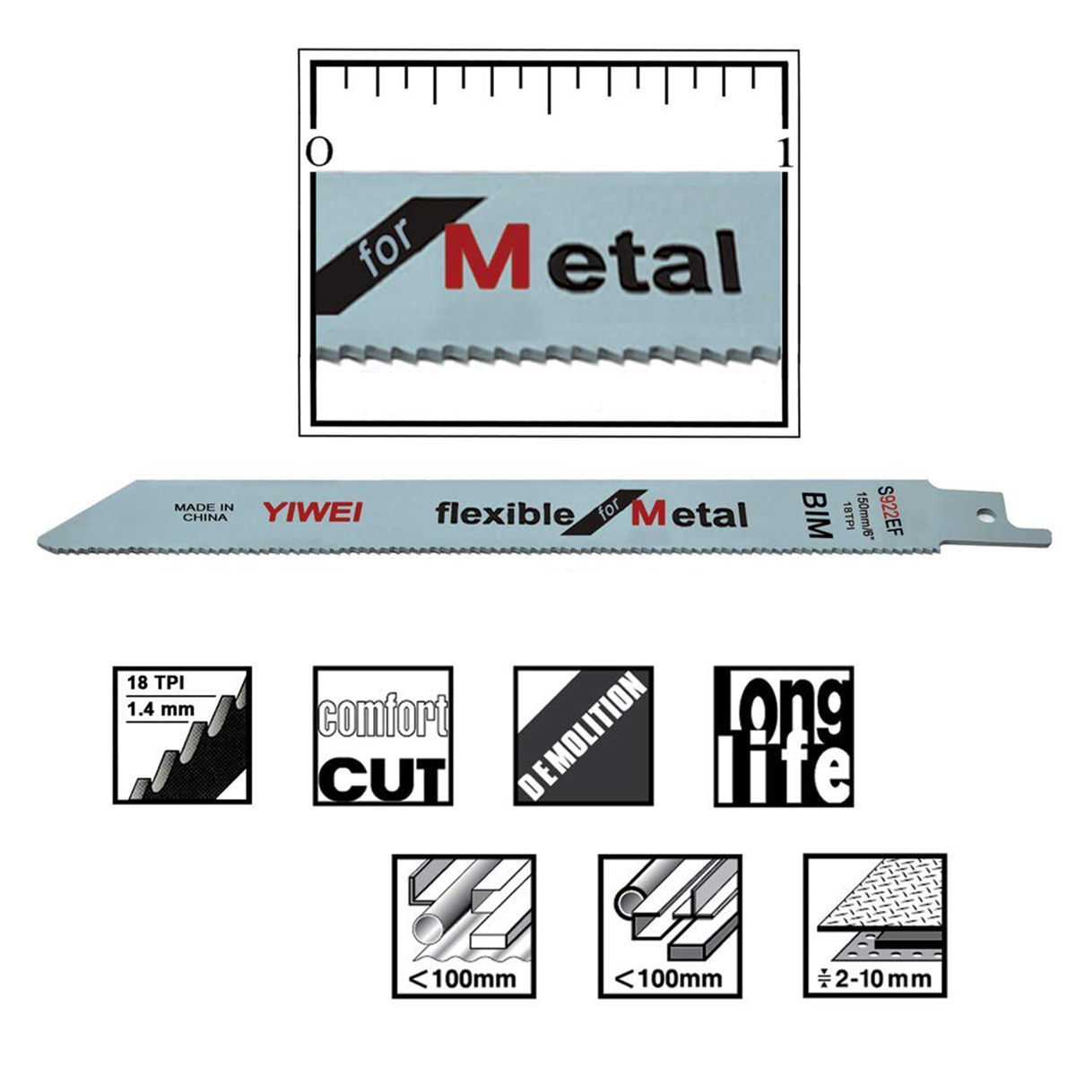 Heavy Duty Metal Cutting Recip - مراجعة Heavy Equipment Blade وسعره