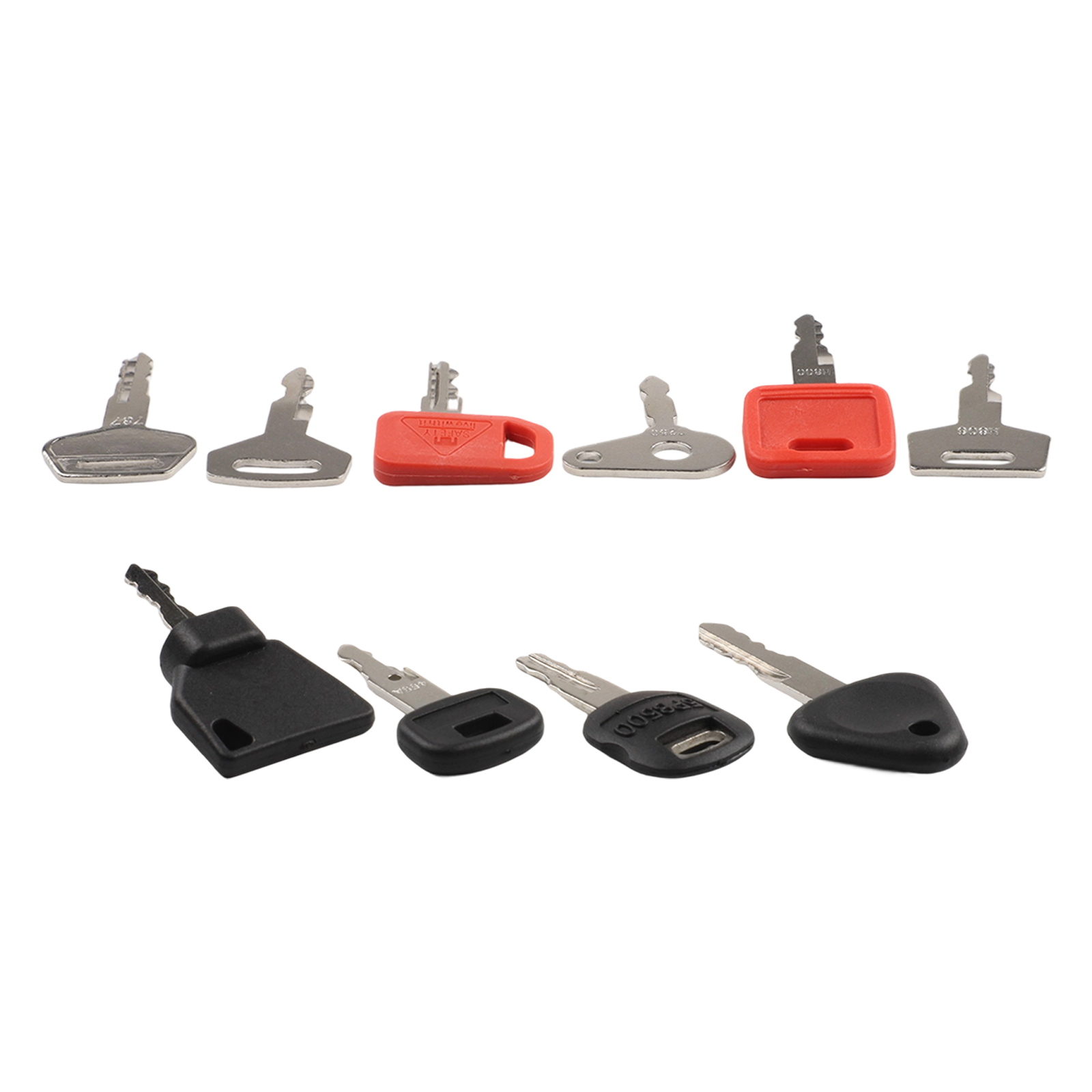 10PCS Keys Master Key Ignition - مراجعة Heavy Equipment Keys Master Set وسعره