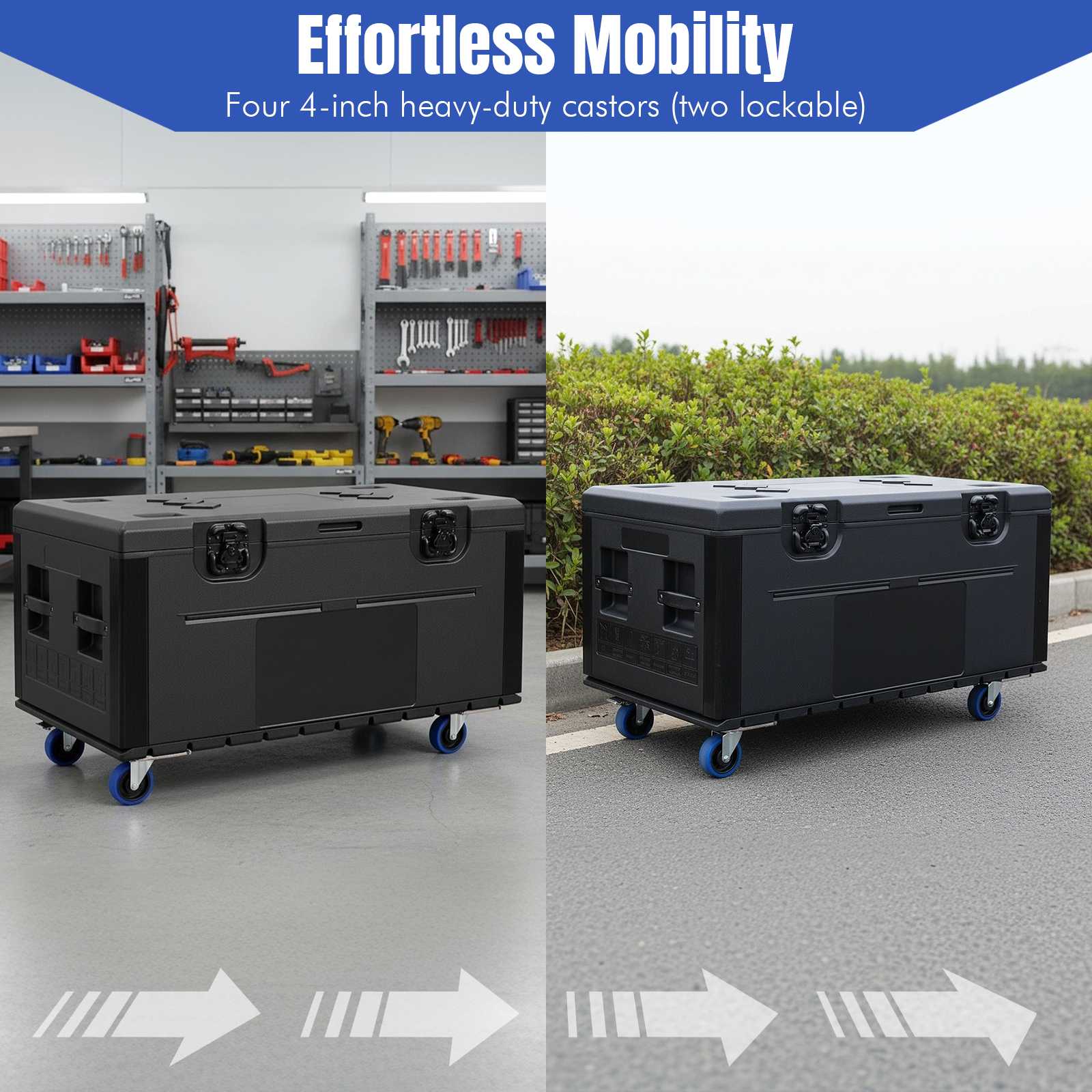 Stackable Heavy Duty ATA Rolli - مراجعة Heavy Equipment Transporter وسعره