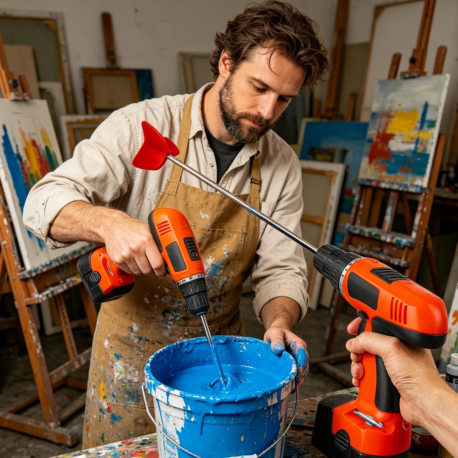 Paint Stirrer For Drill Portab - مراجعة Heavy Equipment Paint وسعره