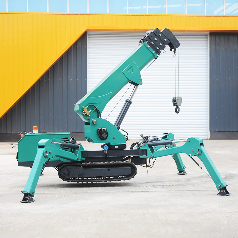 Mini Spider Crane Hydraulic Mi - مراجعة Compact Crawler Boom Lift وسعره