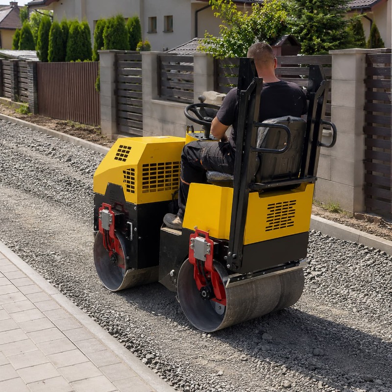 Double Drum Vibratory Road Rol - مراجعة Heavy Equipment Rollers وسعره
