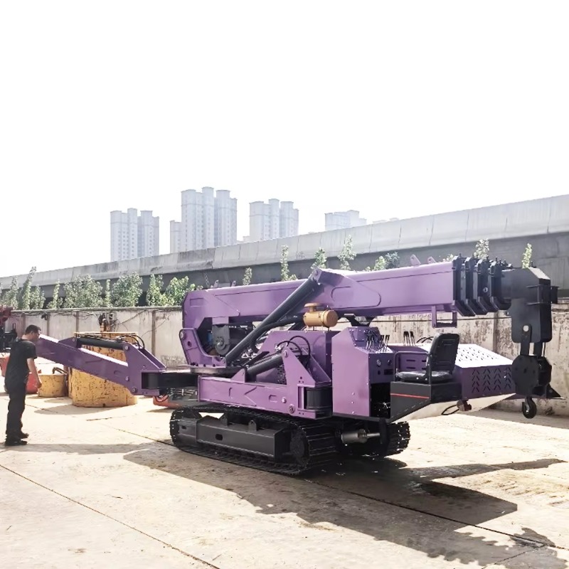3Ton Spider Crawler Crane 10m  - مراجعة Compact Crawler Boom Lift وسعره