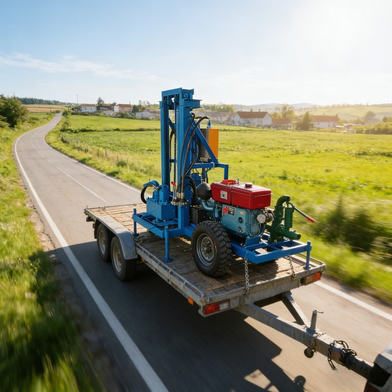 Heavy Duty Small Blue Diamond  - مراجعة Heavy Equipment Drilling Rig وسعره