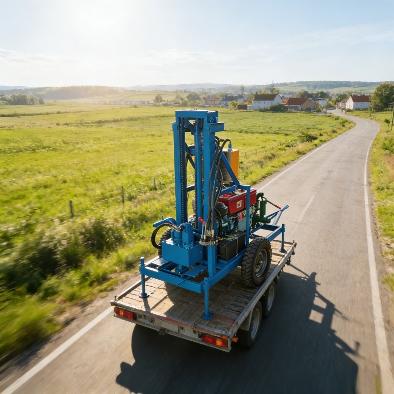 Heavy Duty Small Blue Diamond  - مراجعة Heavy Equipment Drilling Rig وسعره