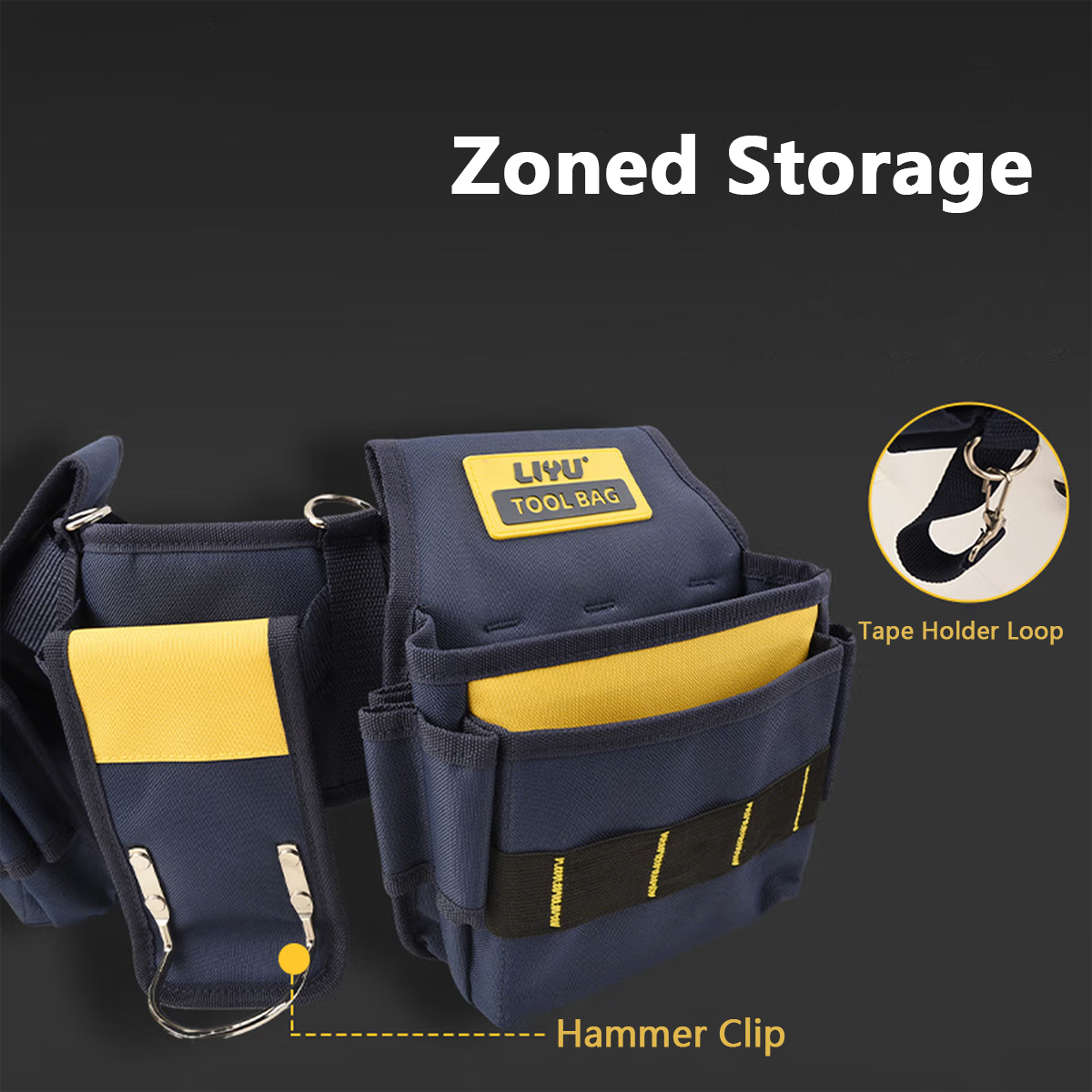 LIYU Tool Belt with Suspenders - مراجعة Heavy Equipment Storage وسعره