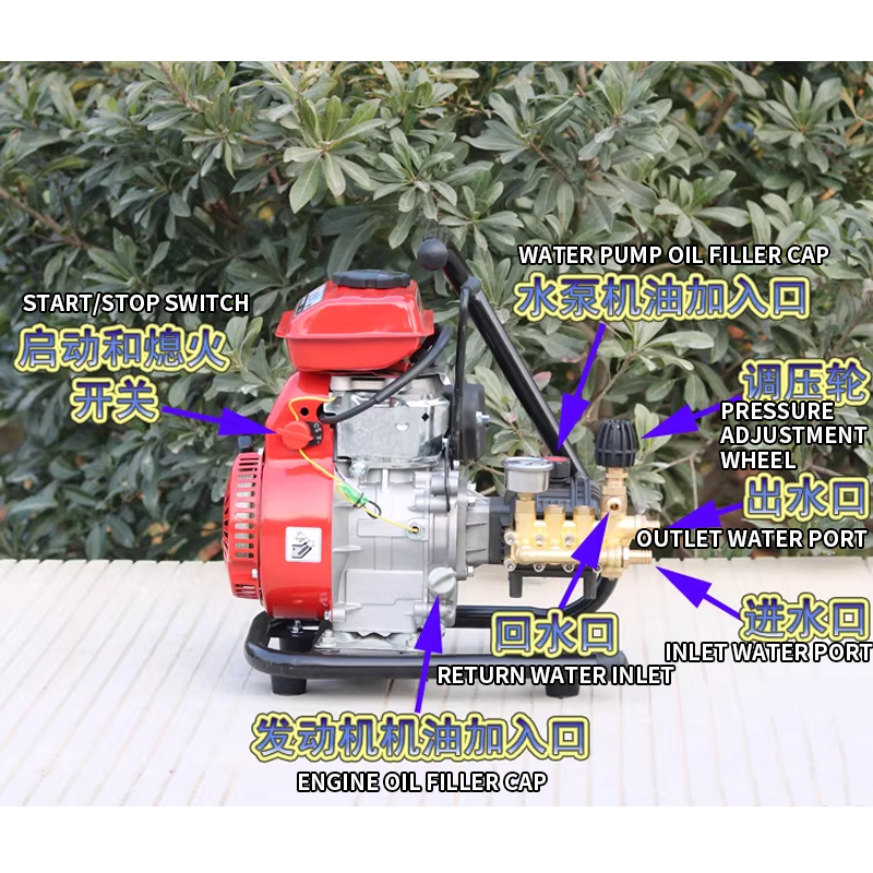 Heavy-Duty 4-Stroke Sprayer |  - مراجعة Heavy Equipment Paint وسعره