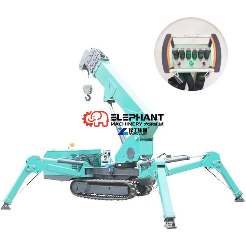 Mini Crawler Crane 3 Ton 5 Ton - مراجعة Compact Crawler Boom Lift وسعره