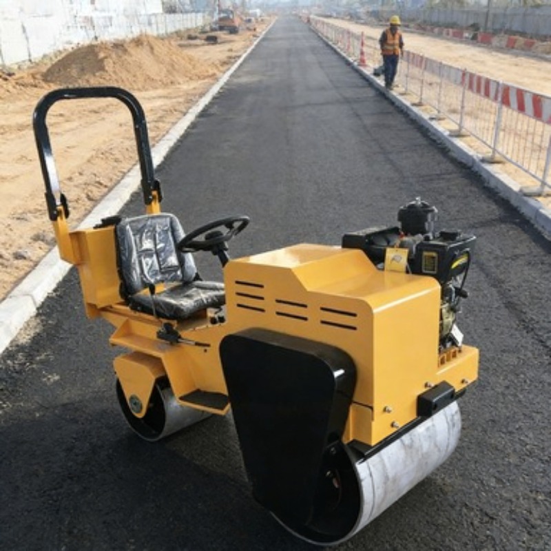 Single Drum Road Roller Vibrat - مراجعة Heavy Equipment Rollers وسعره