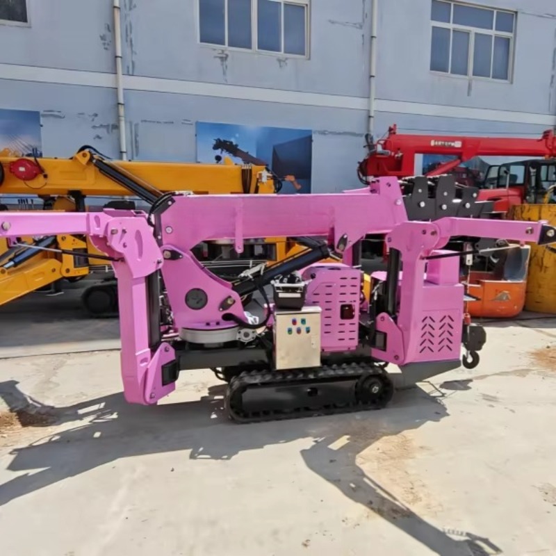 7Ton Remote Control Spider Cra - مراجعة Compact Crawler Boom Lift وسعره