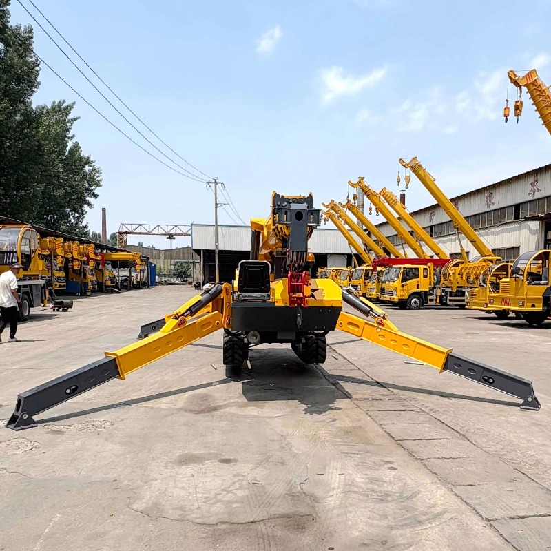 8 Ton 10 Ton 12 Ton Mini Spide - مراجعة Compact Crawler Boom Lift وسعره