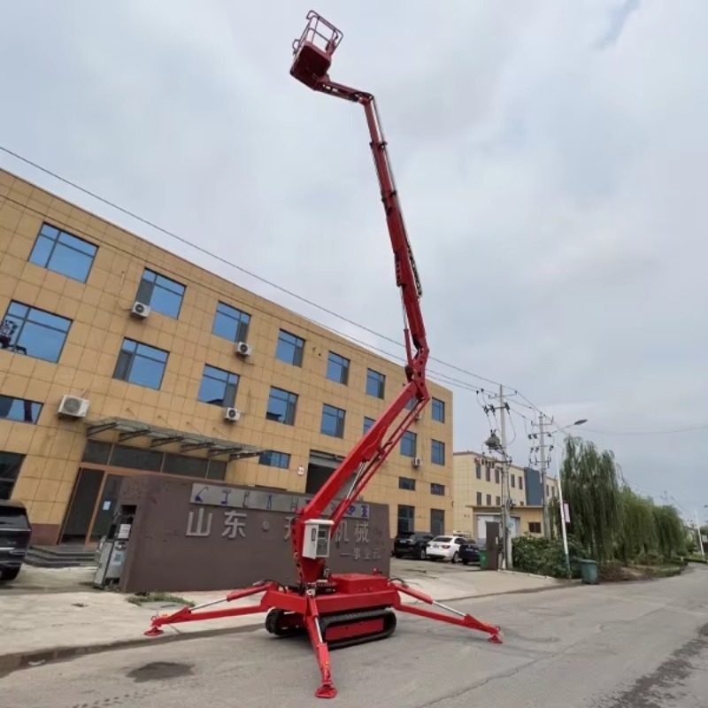 YG Customized 12m Briggs & Str - مراجعة Compact Crawler Boom Lift وسعره