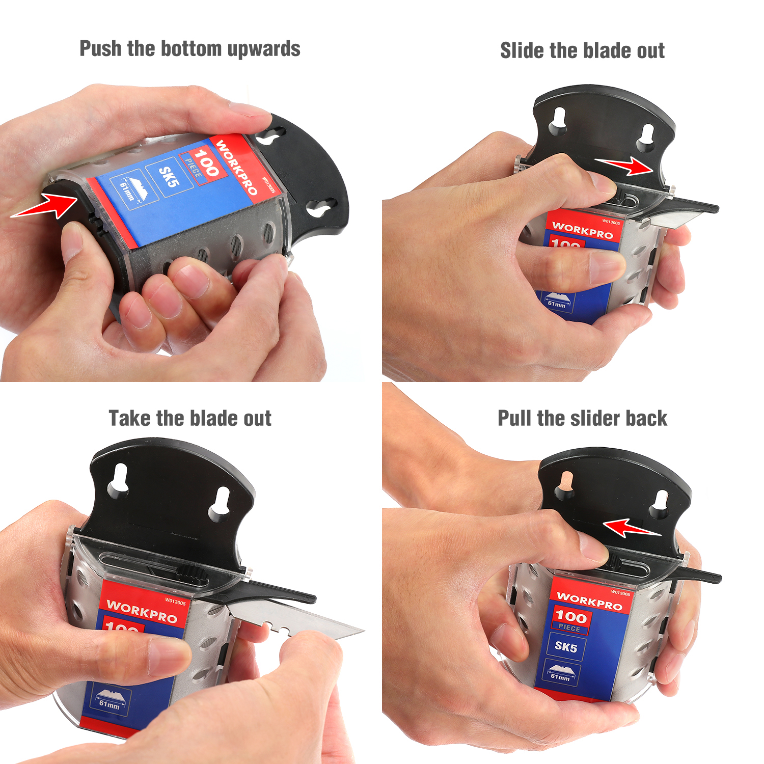 WORKPRO-SK5 Utility Knife Blad - مراجعة Heavy Equipment Blade وسعره