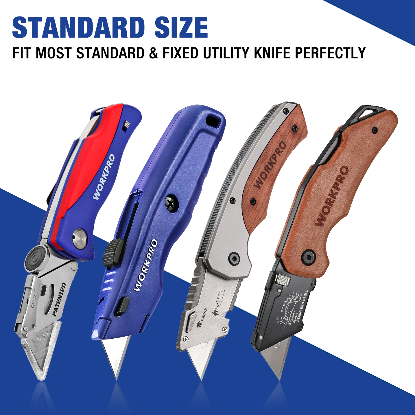 WORKPRO-SK5 Utility Knife Blad - مراجعة Heavy Equipment Blade وسعره