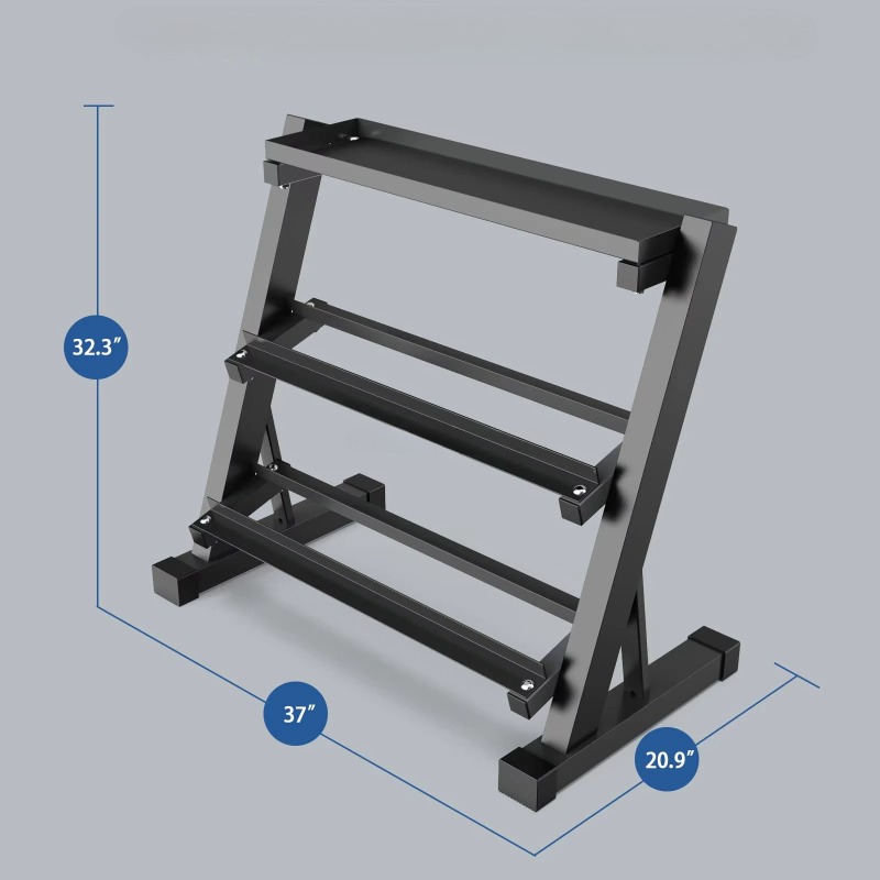 3-Tier Dumbbell Storage Rack 8 - مراجعة Heavy Equipment Storage وسعره