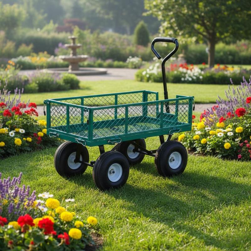 Iron Utility Wagon 34 x 18 Inc - مراجعة Heavy Equipment Transporter وسعره