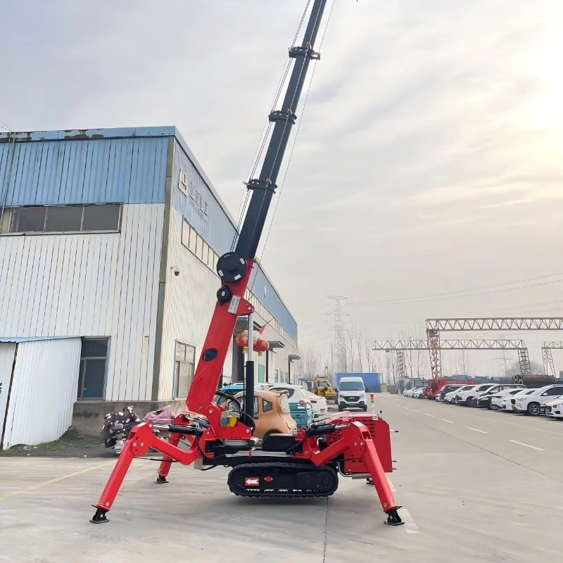 6Ton Hydraulic Telescopic Spid - مراجعة Compact Crawler Boom Lift وسعره