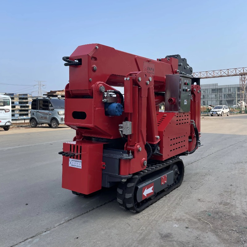 6Ton Hydraulic Telescopic Spid - مراجعة Compact Crawler Boom Lift وسعره
