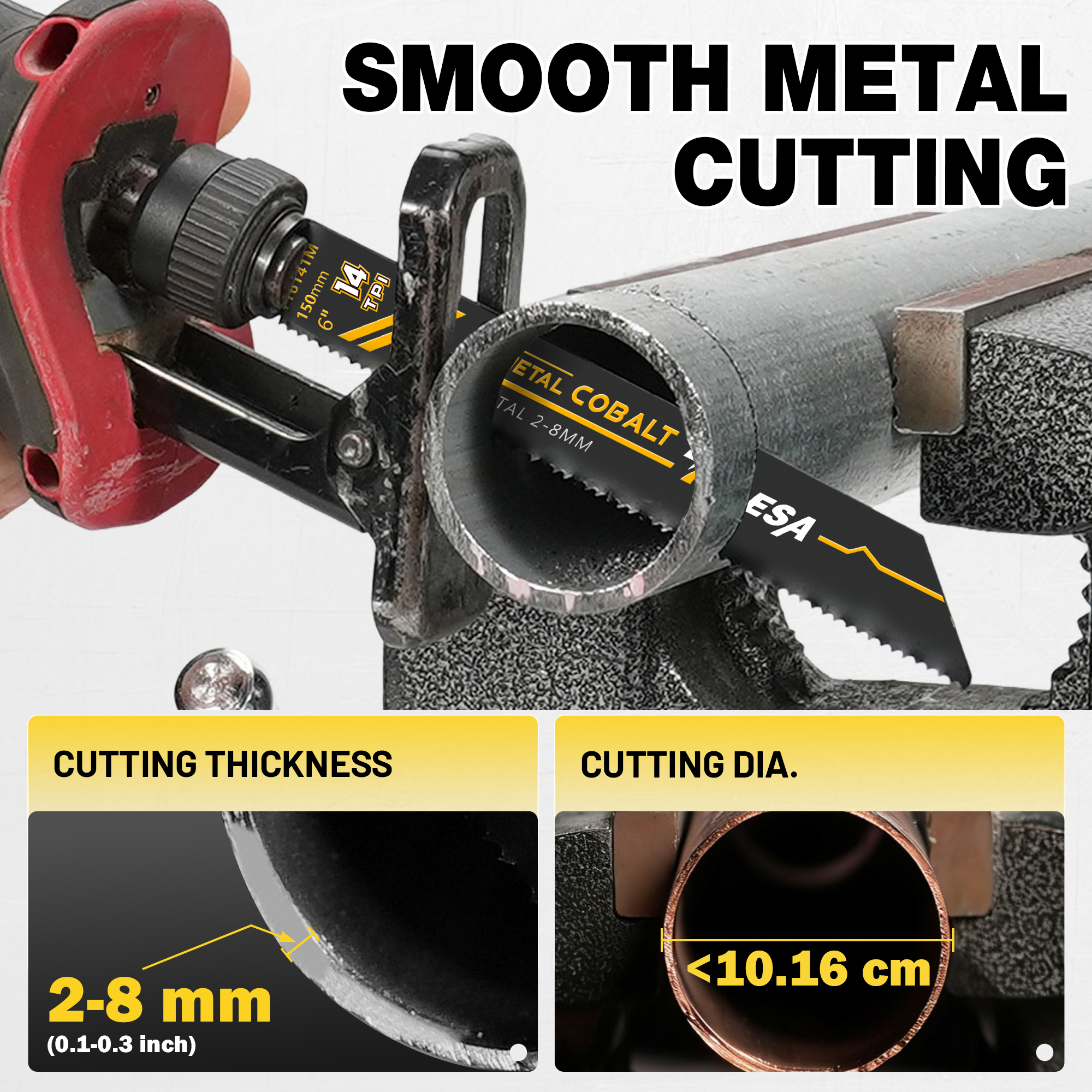 TOLESA Heavy Metal Cutting Rec - مراجعة Heavy Equipment Blade وسعره