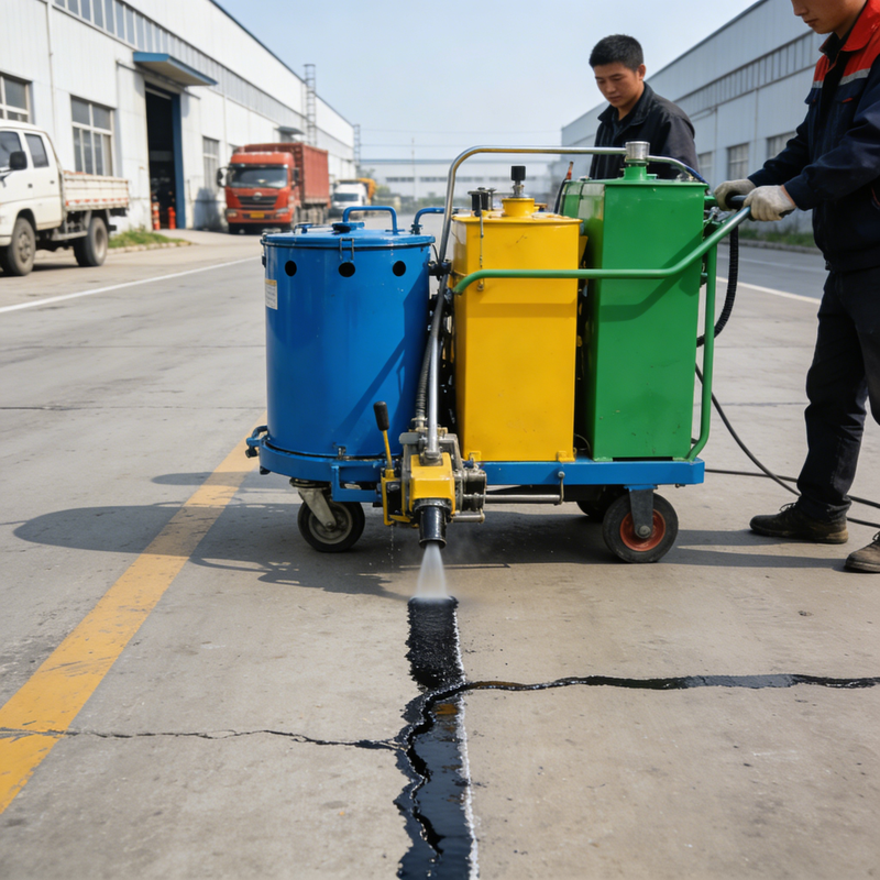 Customized Crack Sealing Filli - مراجعة Road Crack Sealing Machine وسعره