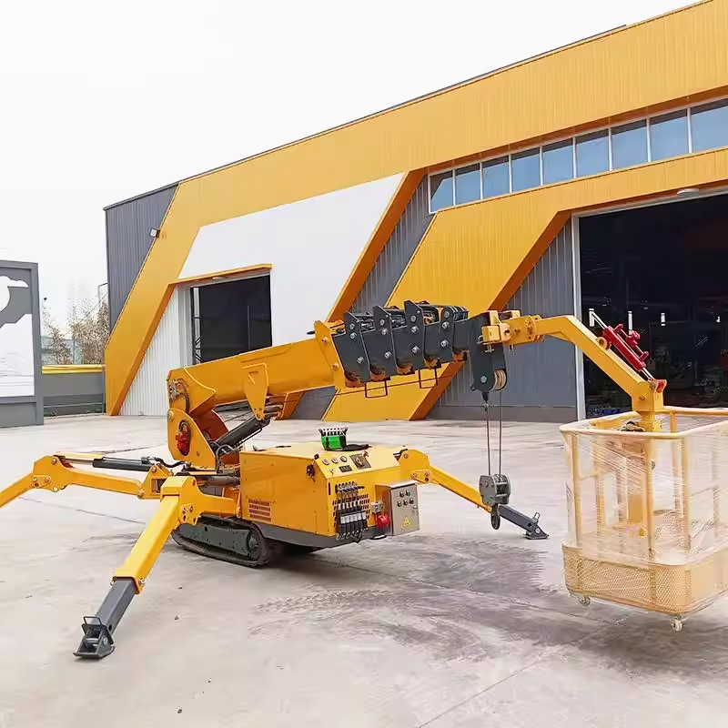 Crawler Spider Crane Compact H - مراجعة Compact Crawler Boom Lift وسعره