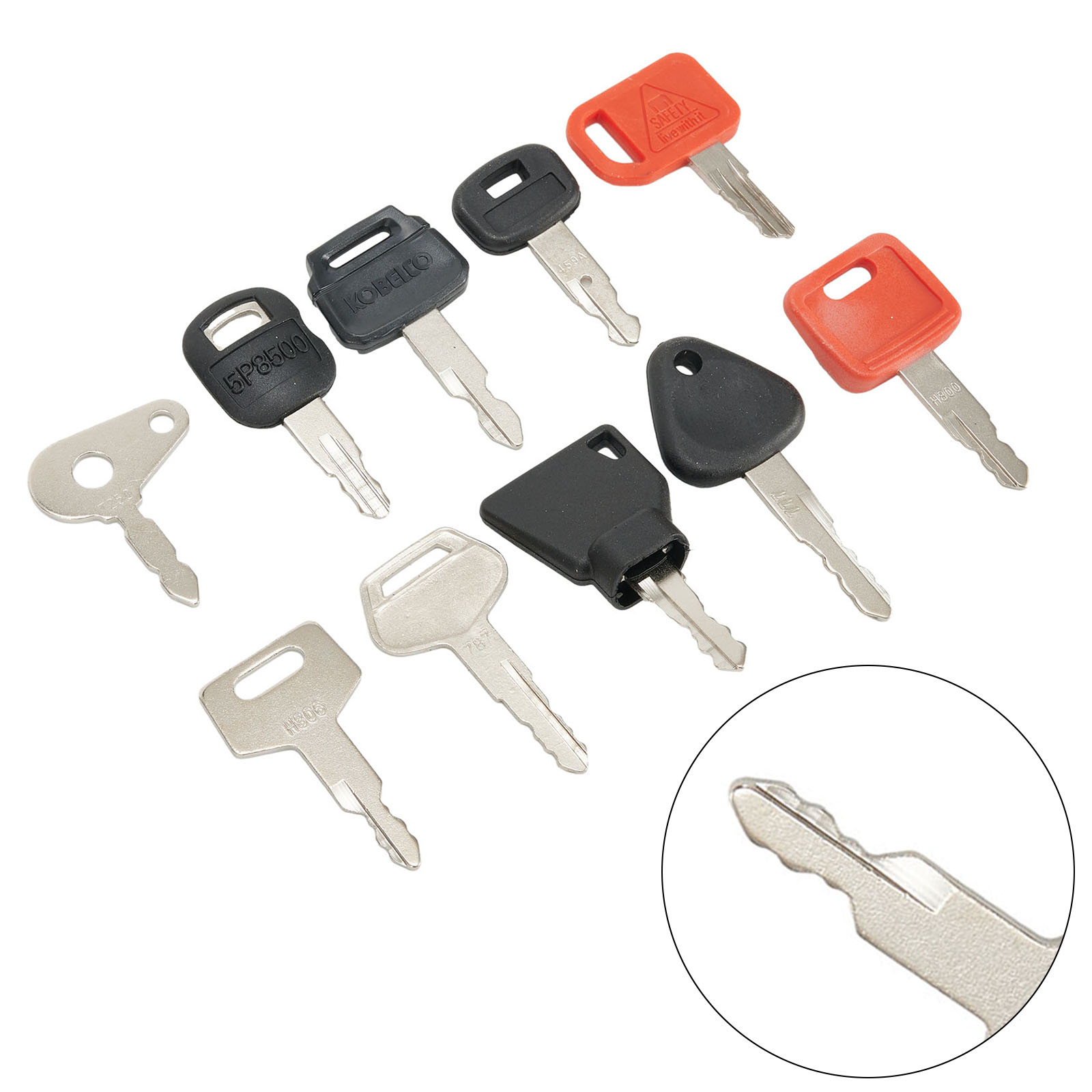 10 KEY SET Master Key Ignition - مراجعة Heavy Equipment Keys Master Set وسعره