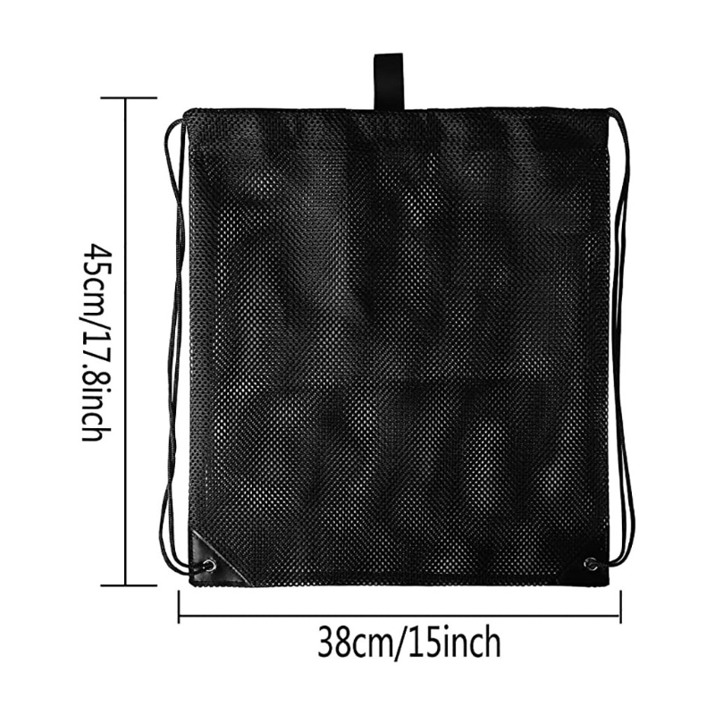 Heavy Duty Mesh Drawstring Bac - مراجعة Heavy Equipment Storage وسعره