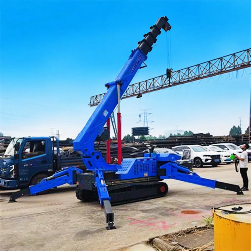 Factory Wholesale Spider Crane - مراجعة Compact Crawler Boom Lift وسعره